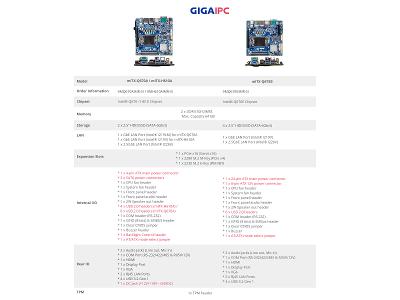 GIGAIPC mITX-Q670A, mITX-H610A & mITX-Q67EB Product Overview GIGAIPC mITX-Q670A, mITX-H610A & mITX-Q67EB Product Overview