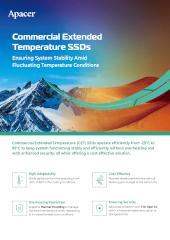 Apacer Commercial Extended Temperature SSDs 2025