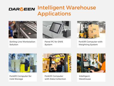 Darveen Anwendungsgebiete: Intelligent Warehouse