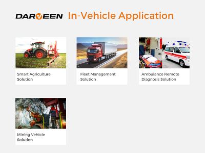 Darveen Anwendungsgebiete: In-Vehicle Application