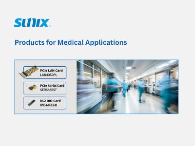 SUNIX LAN4350PL: Products for Medical Applications