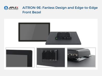 HMI AiTRON-9E: Fanless Design Edge-to-Edge Front Bezel