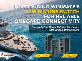 Introducing Winmate’s New Marine Switch for Reliable Onboard Connectivity
