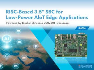 RISC-Based 3.5” SBC for Low-Power AIoT Edge Applications