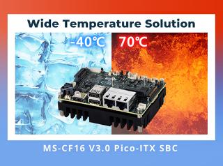 MSI IPC Launches MS-CF16 V3.0 Pico-ITX SBC with Intel® Alder Lake-N/Amston Lake/Twin Lake Series for Rugged Applications