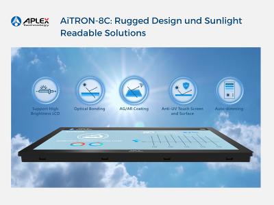 AiTRON-8C: Rugged Design und Sunlight Readable Solutions