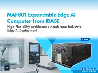 MAF801 Expandable Edge AI Computer from IBASE