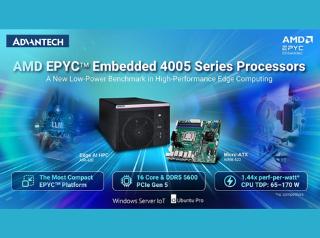A New Low-Power Benchmark in High-Performance Edge Computing with AMD EPYC™ Embedded 4005 Series Processors