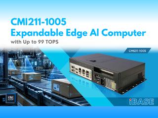 CMI211-1005 Expandable Edge AI Computer with Up to 99 TOPS