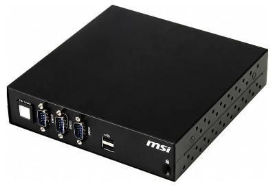 MS-9A68&nbsp;|&nbsp;Ansicht von oben mit Anschlüssen