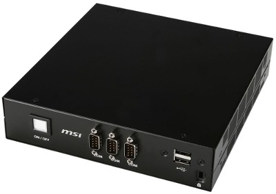 MS-9A78&nbsp;|&nbsp;Ansicht von oben mit Anschlüssen